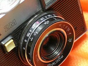 フィルムカメラ　チャイカ２Ｍ　ロシア　ソビエト連邦